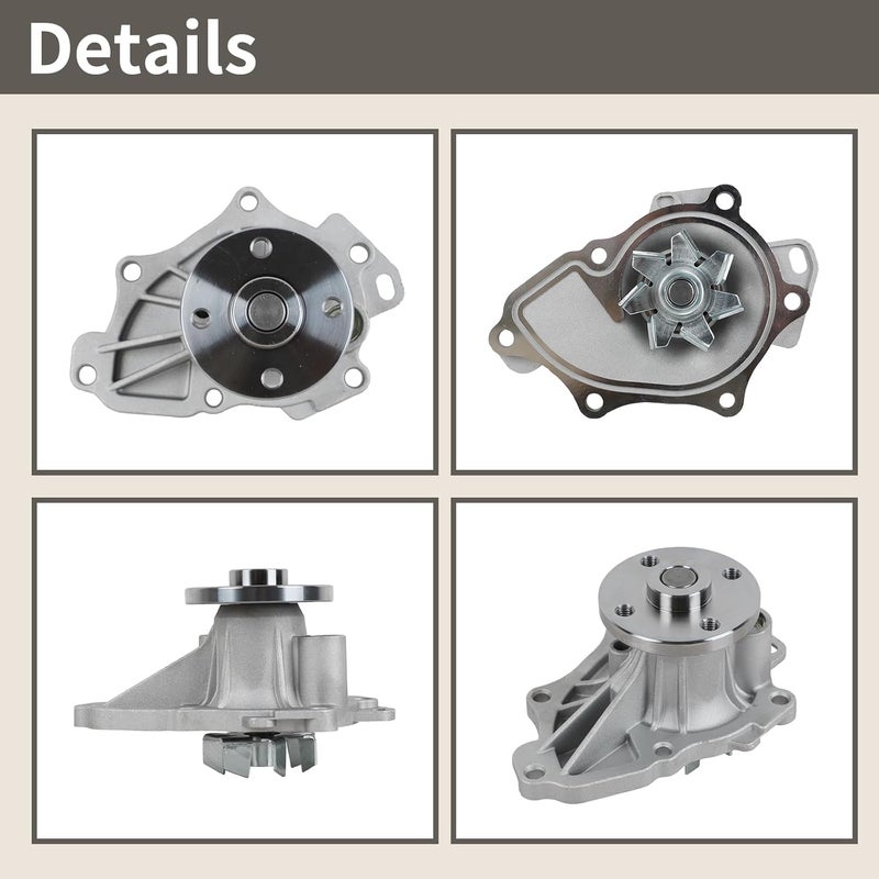 EvTok AW9414 Engine Water Pump Kit Fit for Toyota Corolla Camry Highlander Matrix RAV4 Solara, Lexus HS250H, Scion tC, Pontiac Vibe 2.0L 2.4L L4 Engine - Image 2